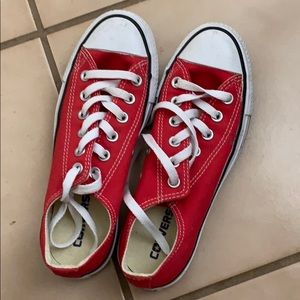 Red converse